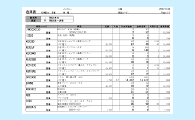 在庫管理の流れ